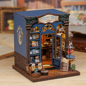 Casa Miniatura "Livraria Caminhos do Viajante" DIY (Faça Você Mesmo)