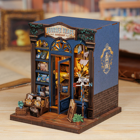 Casa Miniatura "Livraria Caminhos do Viajante" DIY (Faça Você Mesmo)