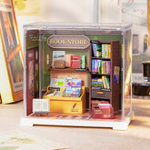 Casa Miniatura "Livraria Clássica" DIY (Faça Você Mesmo)