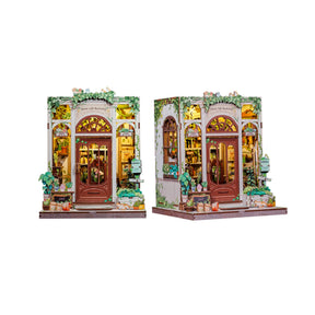 Casa Miniatura "Livraria de Plantas" DIY (Faça Você Mesmo)
