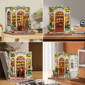 Casa Miniatura "Livraria de Plantas" DIY (Faça Você Mesmo)