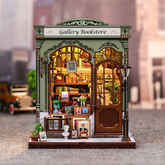 Casa Miniatura "Livraria Galeria" DIY (Faça Você Mesmo)