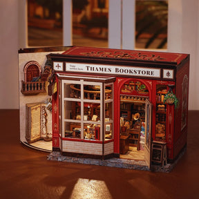 Casa Miniatura "Livraria Inglesa" DIY (Faça Você Mesmo)
