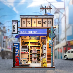 Casa Miniatura "Loja de Conveniência Japonesa do Bairro Beika" DIY (Faça Você Mesmo)