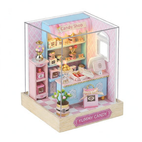 Casa Miniatura "Loja de Doces Yummy" DIY (Faça Você Mesmo)