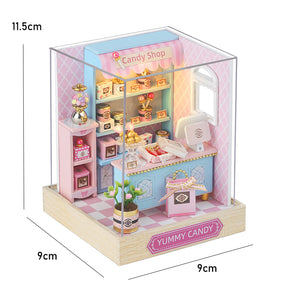 Casa Miniatura "Loja de Doces Yummy" DIY (Faça Você Mesmo)