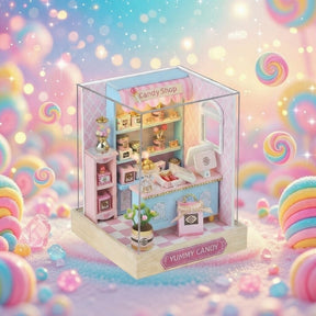 Casa Miniatura "Loja de Doces Yummy" DIY (Faça Você Mesmo)