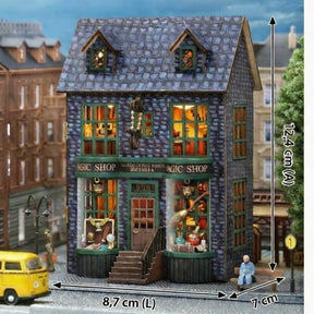 Casa Miniatura "Loja Mágica" DIY (Faça Você Mesmo)