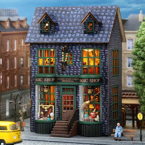 Casa Miniatura "Loja Mágica" DIY (Faça Você Mesmo)