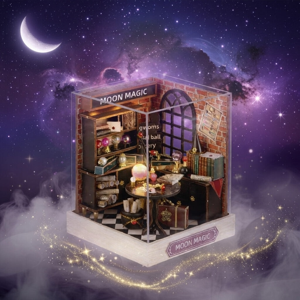 Casa Miniatura "Mago da Lua" DIY (Faça Você Mesmo)