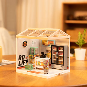 Casa Miniatura "Minimercado Japonês" DIY (Faça Você Mesmo)