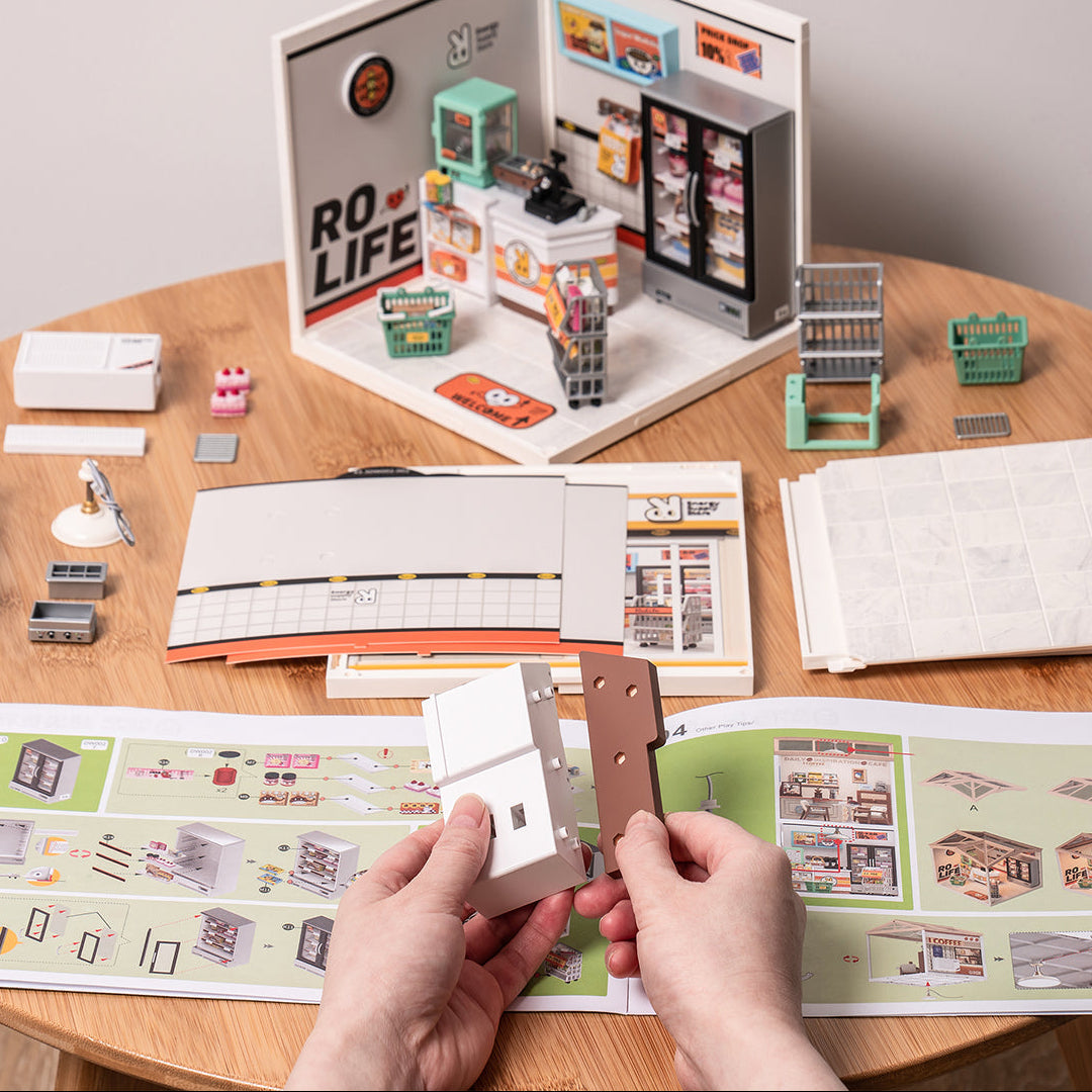Casa Miniatura "Minimercado Japonês" DIY (Faça Você Mesmo)