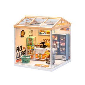 Casa Miniatura "Minimercado Japonês" DIY (Faça Você Mesmo)
