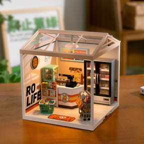 Casa Miniatura "Minimercado Japonês" DIY (Faça Você Mesmo)