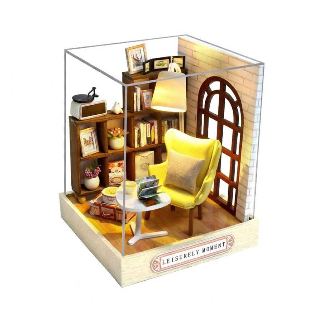 Casa Miniatura "Momento de Lazer" DIY (Faça Você Mesmo)