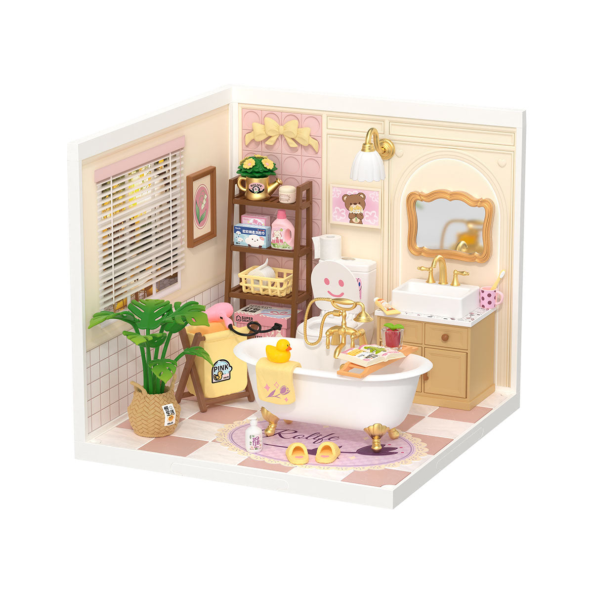 Casa Miniatura "O Banheiro Aconchegante" DIY (Faça Você Mesmo)