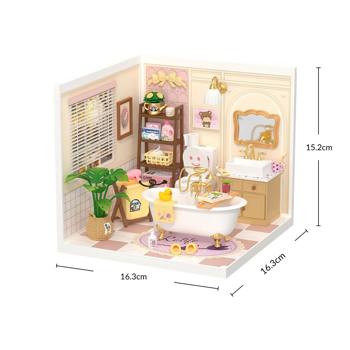 Casa Miniatura "O Banheiro Aconchegante" DIY (Faça Você Mesmo)