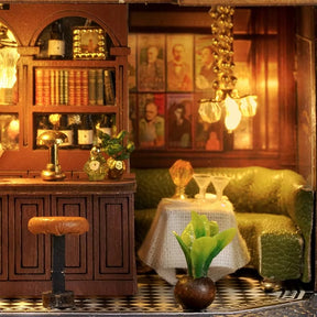 Casa Miniatura "O Restaurante do Jardim" DIY (Faça Você Mesmo)