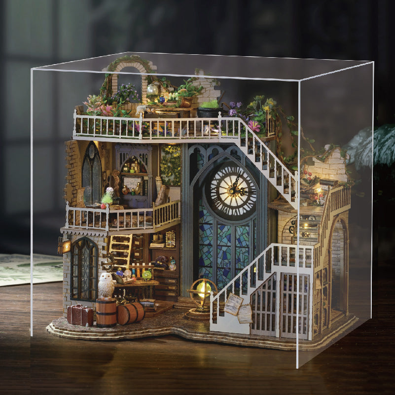 Casa Miniatura "Oficina de Feitiçaria Arcana" DIY (Faça Você Mesmo)