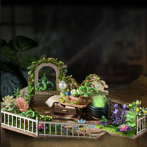 Casa Miniatura "Oficina de Feitiçaria Arcana" DIY (Faça Você Mesmo)