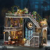 Casa Miniatura "Oficina de Feitiçaria Arcana" DIY (Faça Você Mesmo)