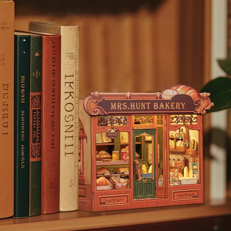 Casa Miniatura "Padaria da Senhora Hunt" DIY (Faça Você Mesmo)
