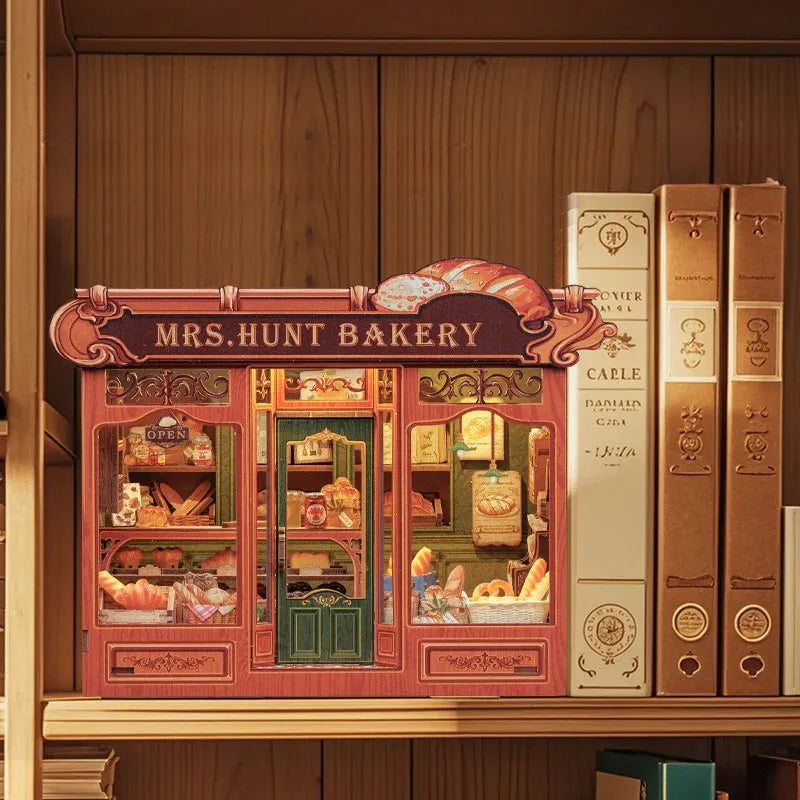 Casa Miniatura "Padaria da Senhora Hunt" DIY (Faça Você Mesmo)