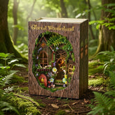 Casa Miniatura "Paraíso da Floresta" DIY (Faça Você Mesmo)