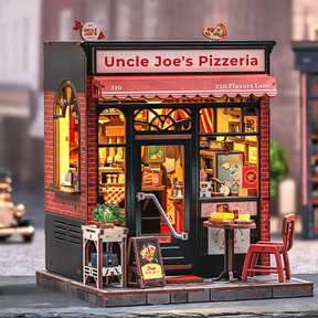 Casa Miniatura "Pizzaria do Tio Joe" DIY (Faça Você Mesmo)
