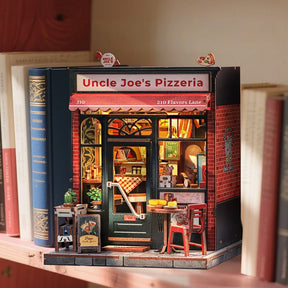 Casa Miniatura "Pizzaria do Tio Joe" DIY (Faça Você Mesmo)