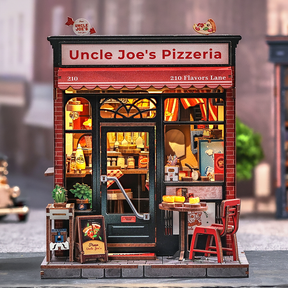 Casa Miniatura "Pizzaria do Tio Joe" DIY (Faça Você Mesmo)