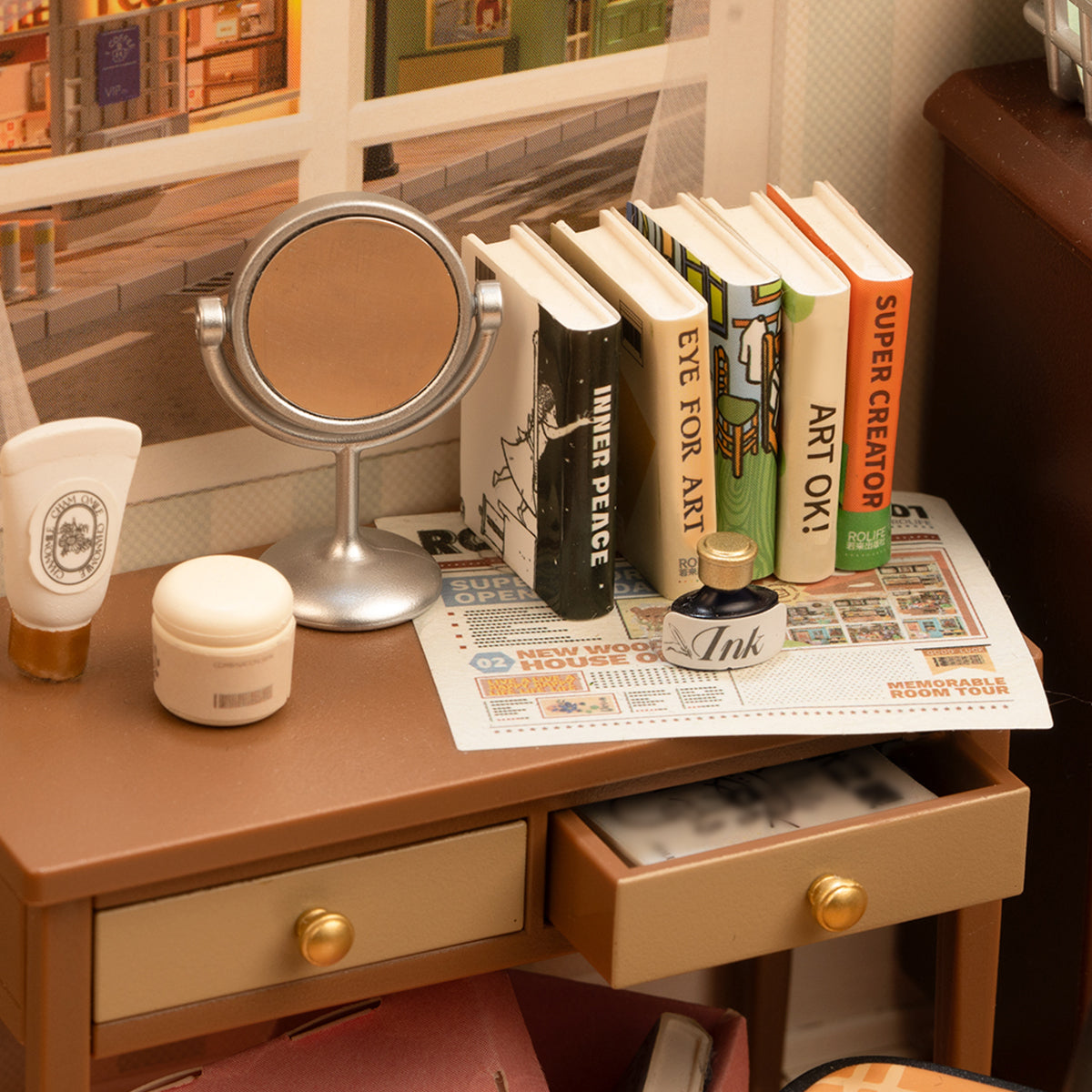 Casa Miniatura "Quarto de Descanso" DIY (Faça Você Mesmo)