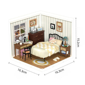 Casa Miniatura "Quarto de Descanso" DIY (Faça Você Mesmo)