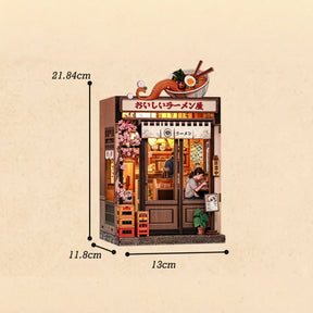 Casa Miniatura "Restaurante Oishii Ramen" DIY (Faça Você Mesmo)