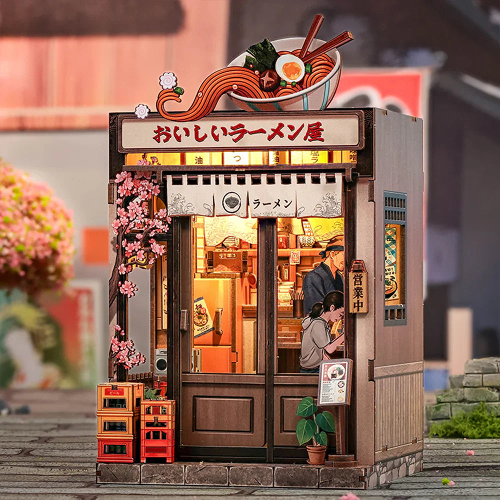 Casa Miniatura "Restaurante Oishii Ramen" DIY (Faça Você Mesmo)