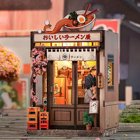Casa Miniatura "Restaurante Oishii Ramen" DIY (Faça Você Mesmo)