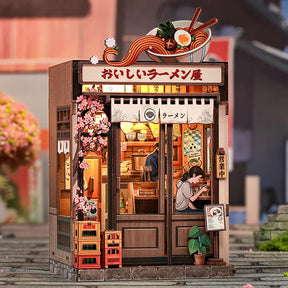 Casa Miniatura "Restaurante Oishii Ramen" DIY (Faça Você Mesmo)