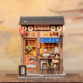 Casa Miniatura "Restaurante Ramen-ya" DIY (Faça Você Mesmo)