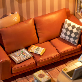 Casa Miniatura "Sala de Estar Moderna" DIY (Faça Você Mesmo)