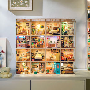 Casa Miniatura "Sala de Jantar Acolhedora" DIY (Faça Você Mesmo)