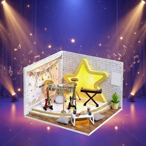 Casa Miniatura "Show Musical" DIY (Faça Você Mesmo)