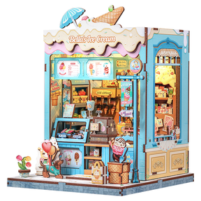 Casa Miniatura "Sorveteria da Bella" DIY (Faça Você Mesmo)