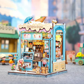 Casa Miniatura "Sorveteria da Bella" DIY (Faça Você Mesmo)