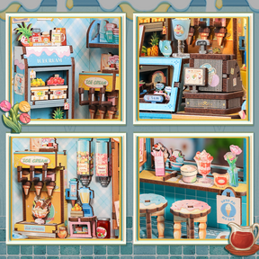 Casa Miniatura "Sorveteria da Bella" DIY (Faça Você Mesmo)