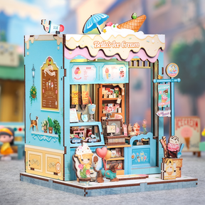 Casa Miniatura "Sorveteria da Bella" DIY (Faça Você Mesmo)