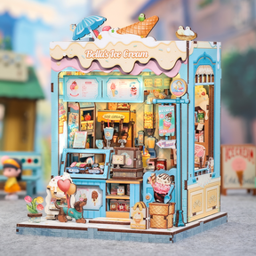 Casa Miniatura "Sorveteria da Bella" DIY (Faça Você Mesmo)
