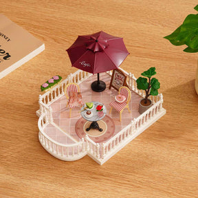 Casa Miniatura "Terraço" DIY (Faça Você Mesmo)