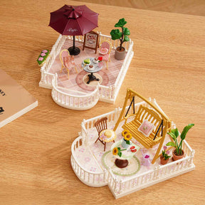 Casa Miniatura "Terraço" DIY (Faça Você Mesmo)