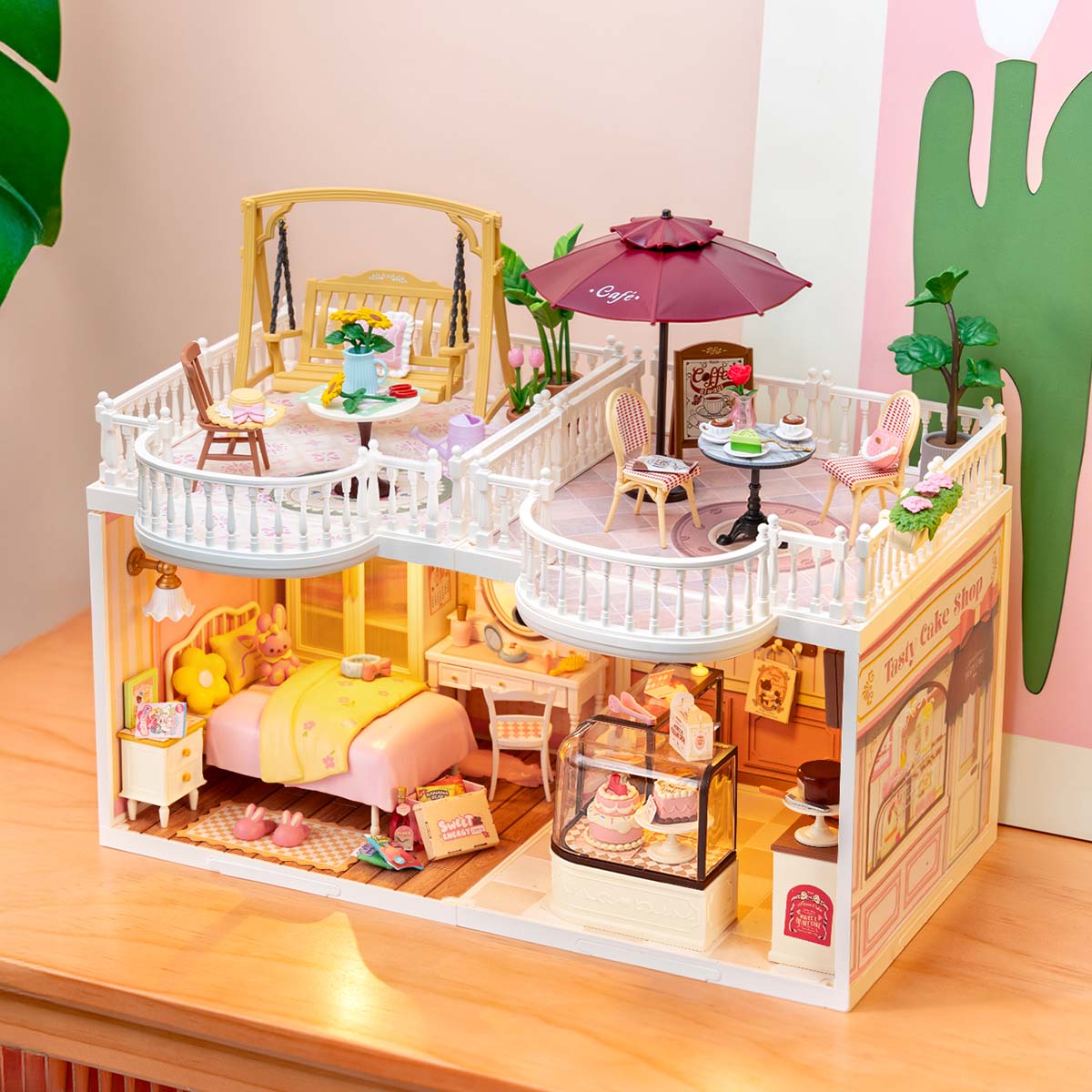 Casa Miniatura "Terraço" DIY (Faça Você Mesmo)