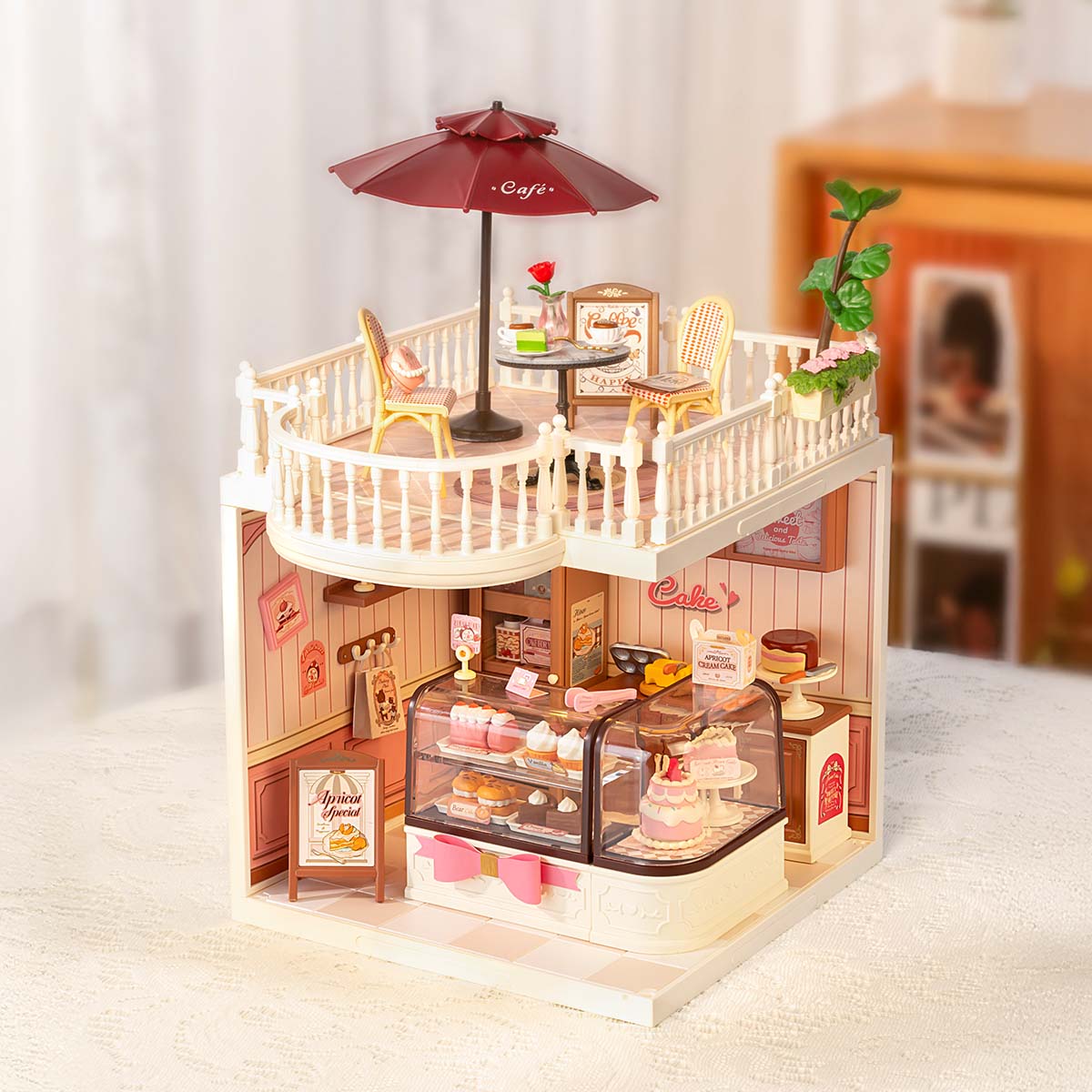 Casa Miniatura "Terraço" DIY (Faça Você Mesmo)
